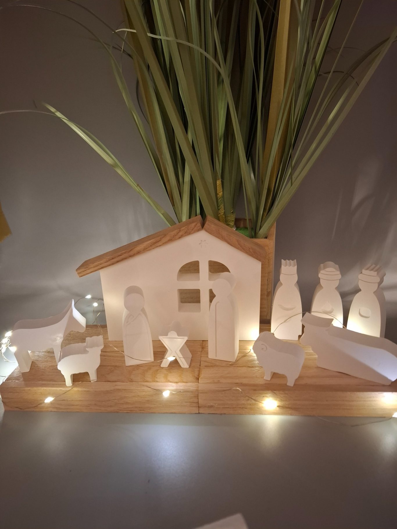 Weihnachtskrippe Deko
