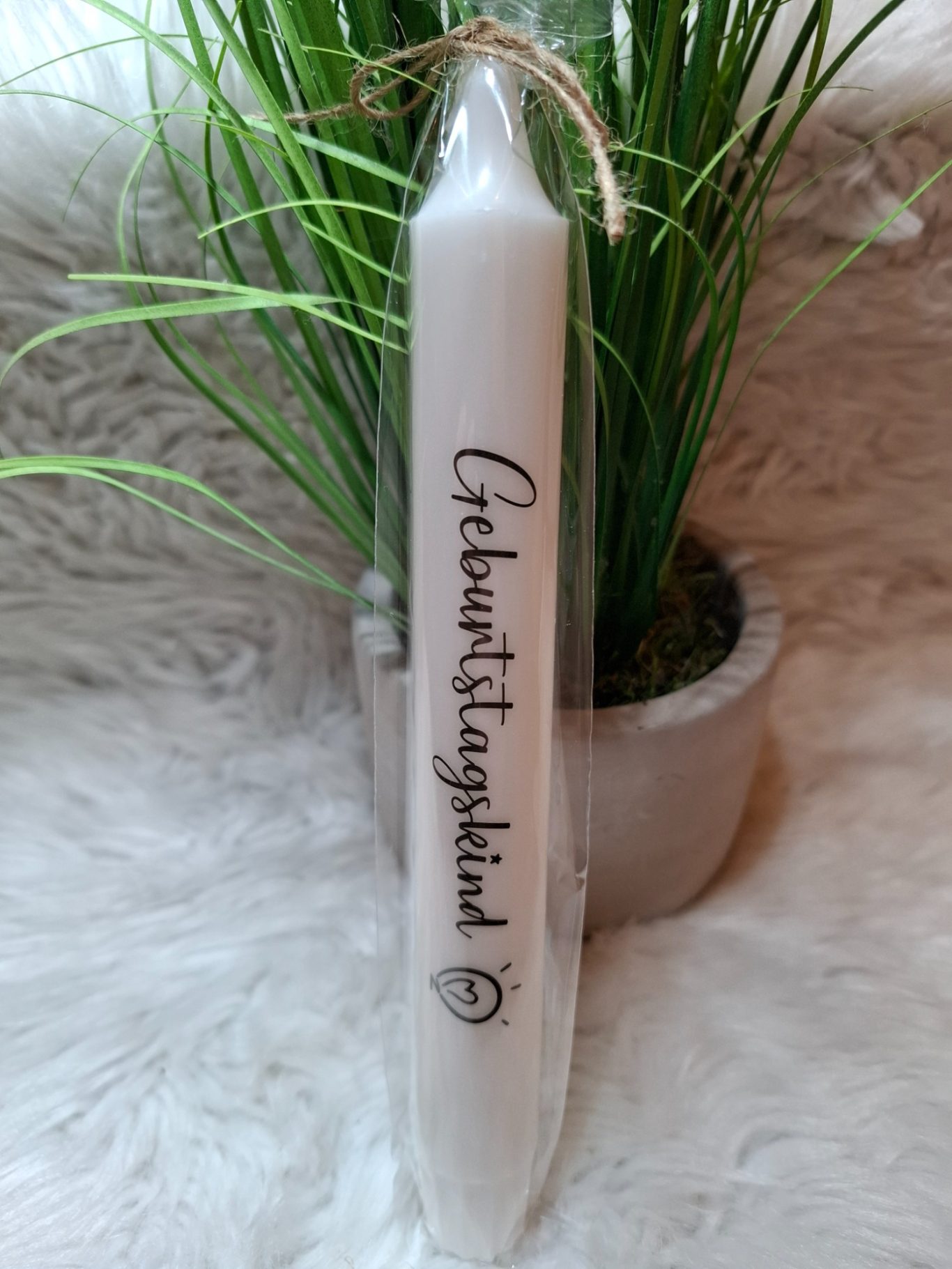 Geburtstag Kerze mit Spruch