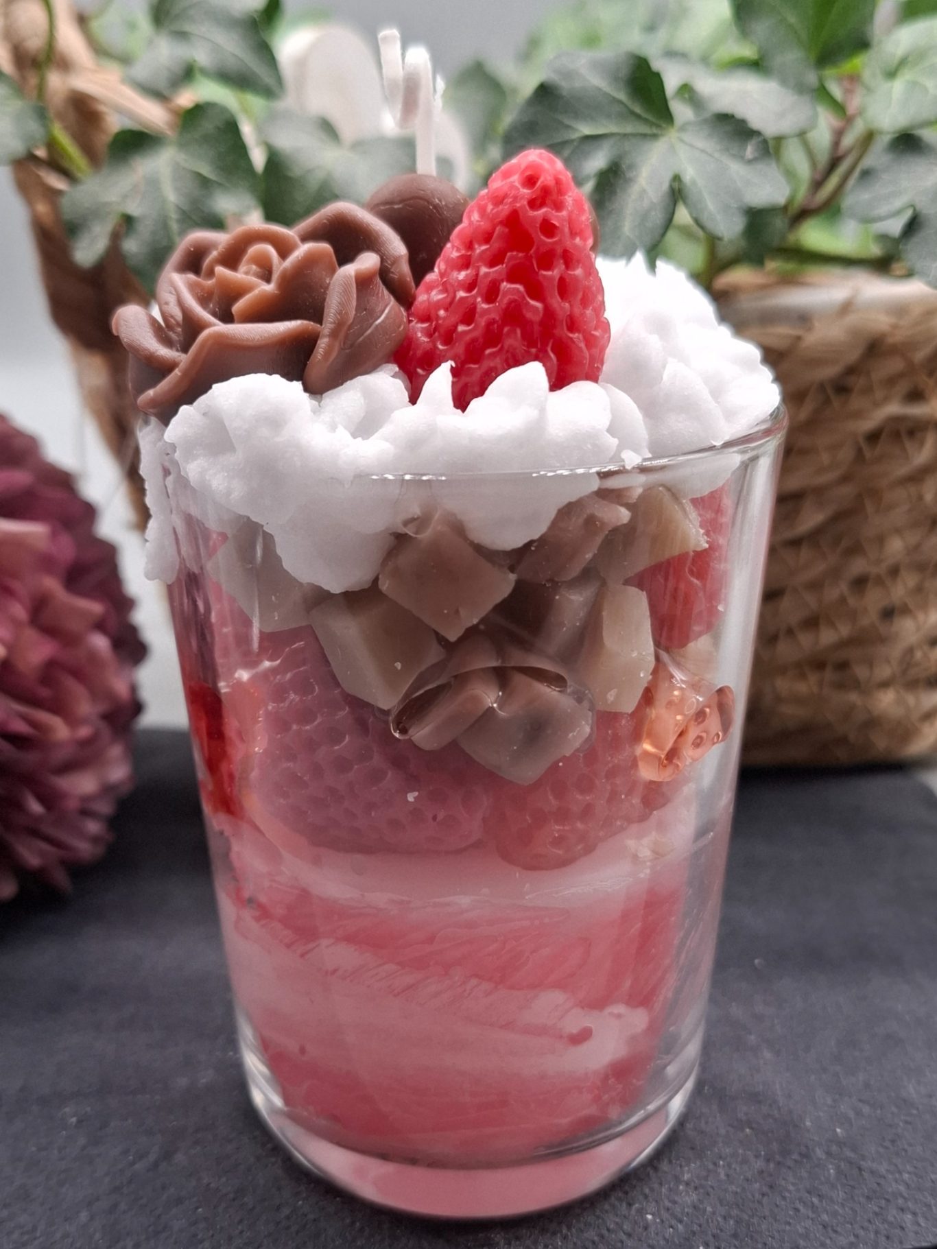 Dessertkerze Kerzen handmade Dessertkerze