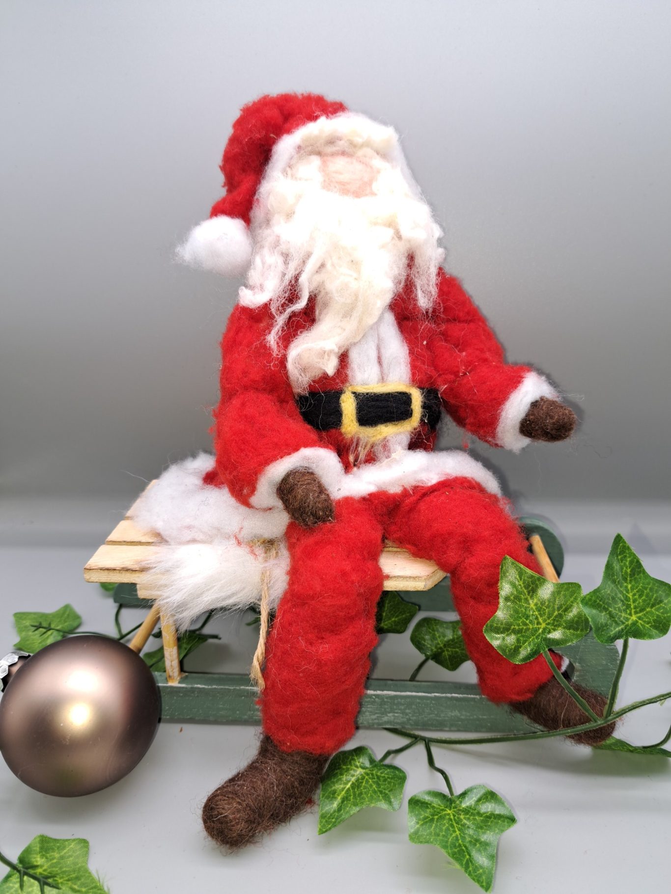 gefilzter Weihnachtsmann Deko