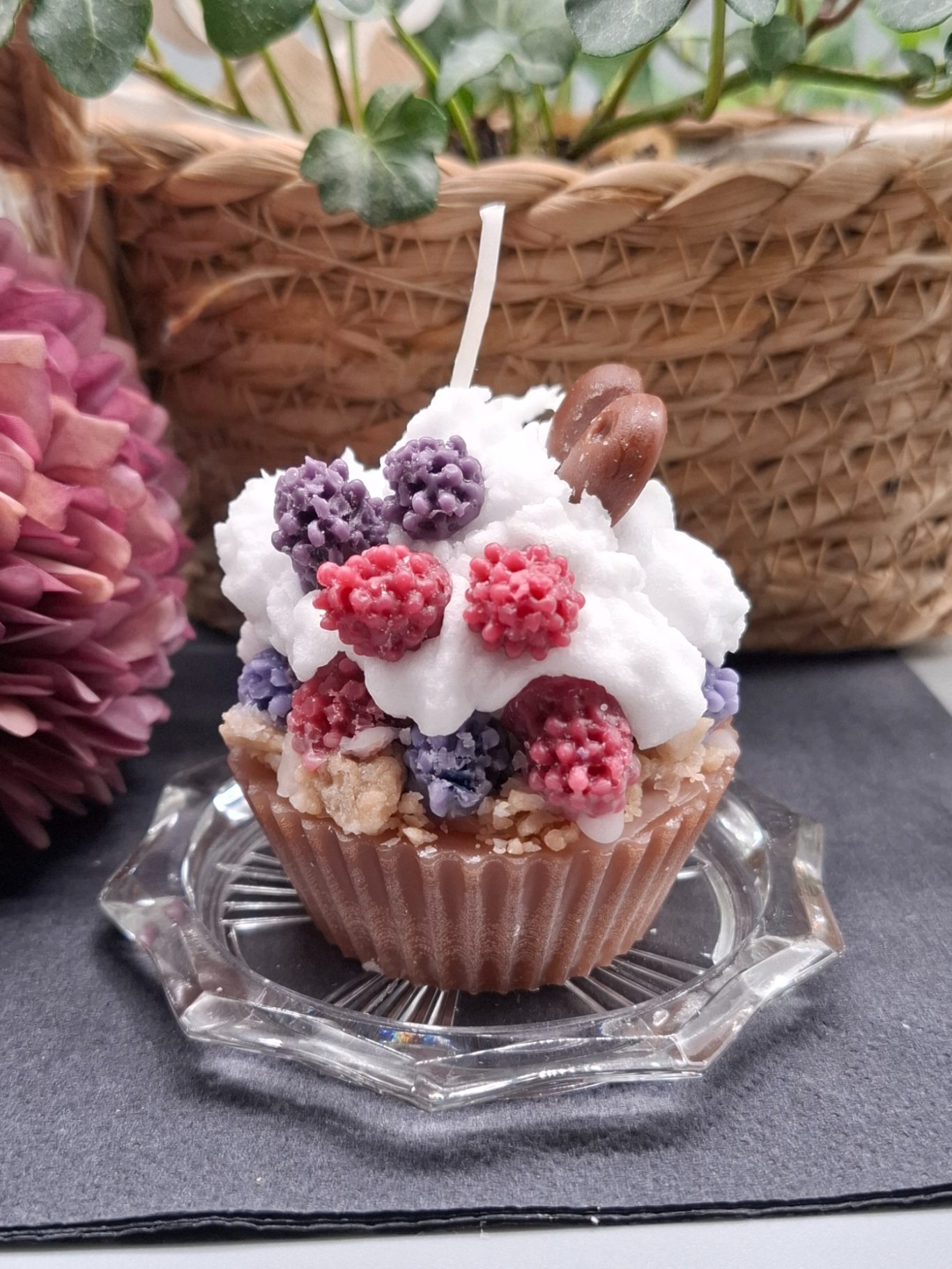 Muffin Beeren Kerzendeko
