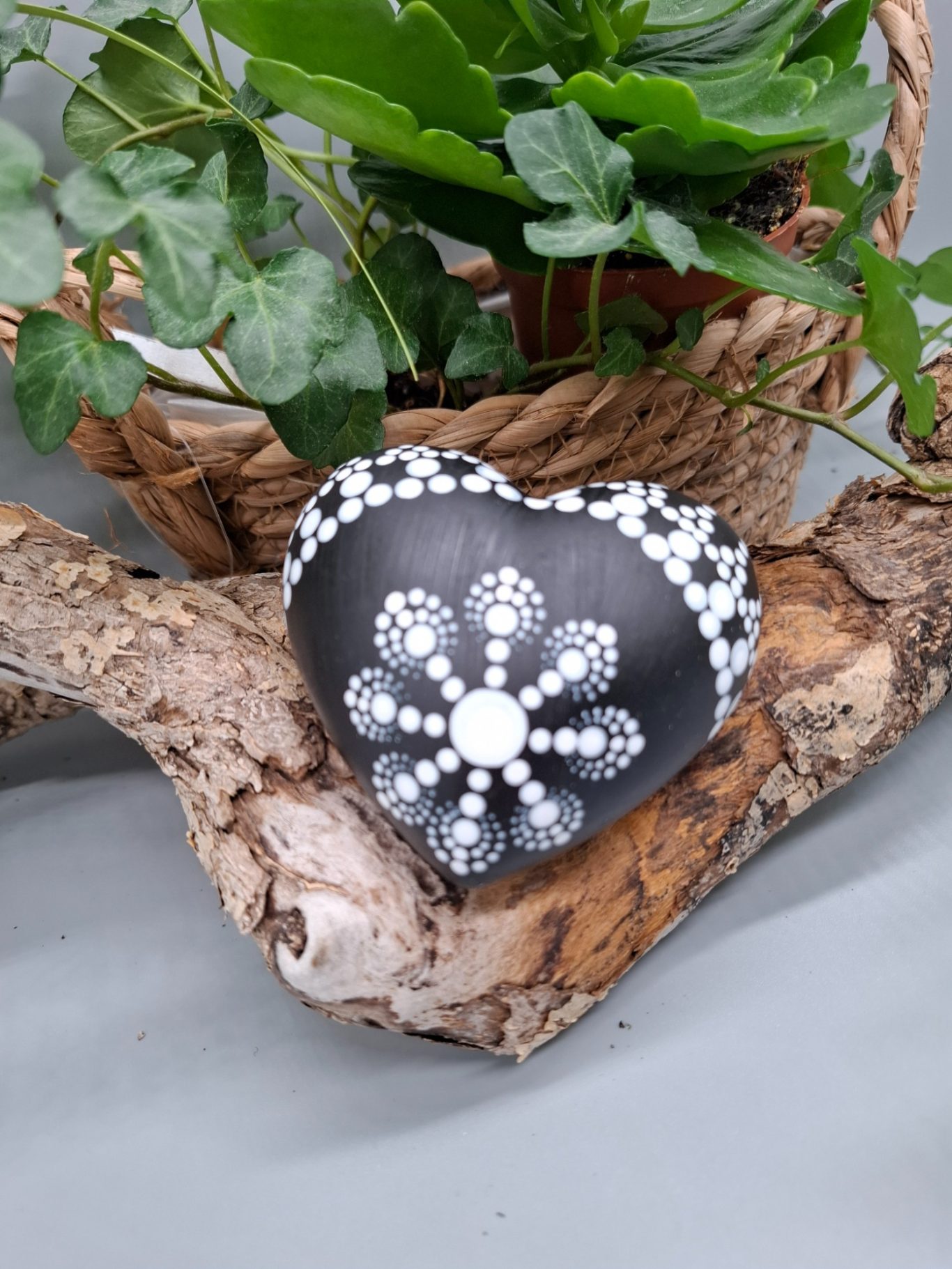 Dot-Painting Mandala Steinkunst