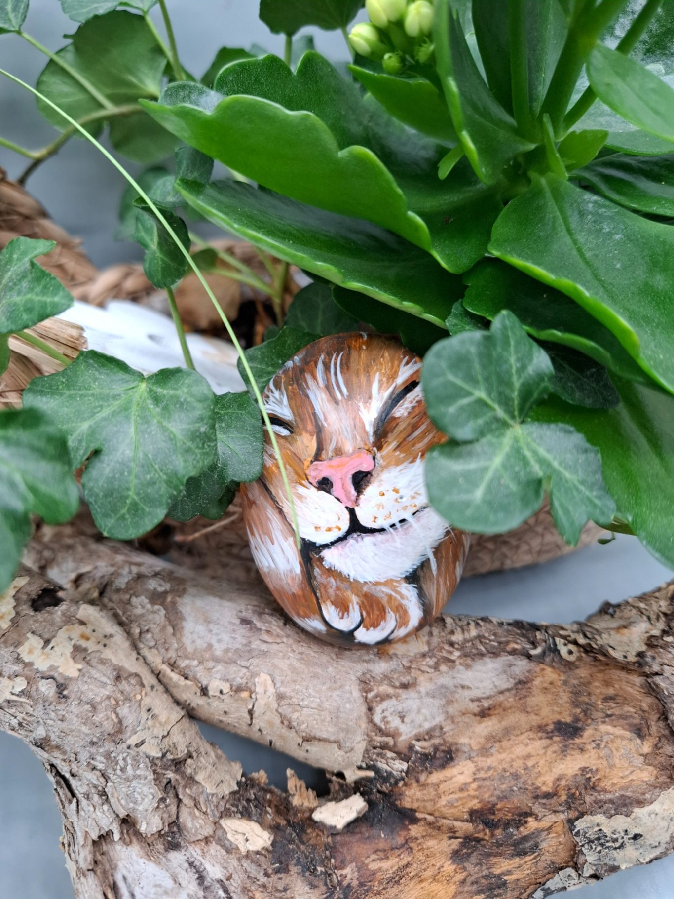 Katze Steinkunst