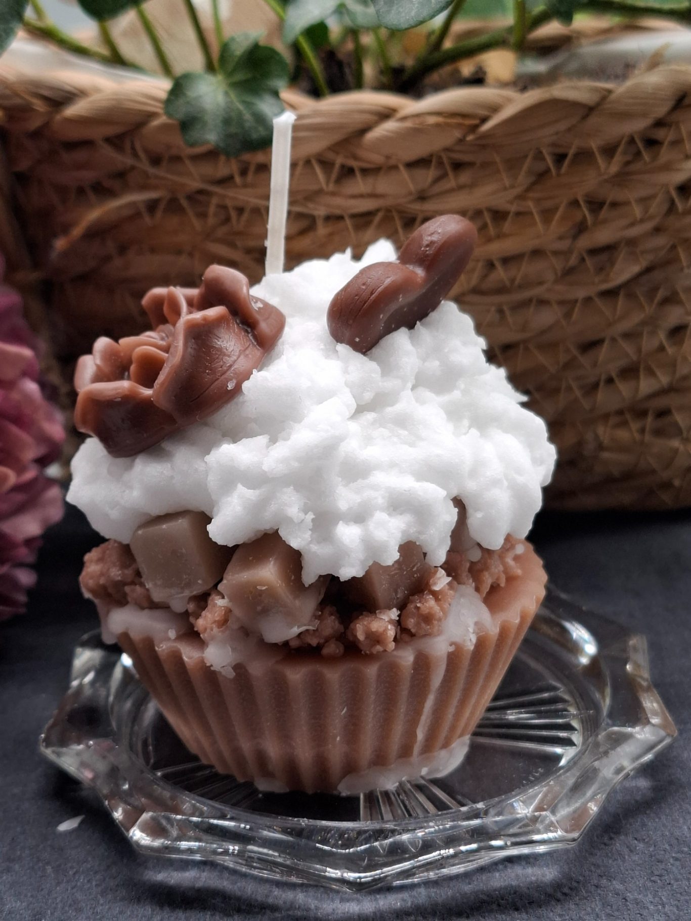 Muffin Schoko Kerzendeko