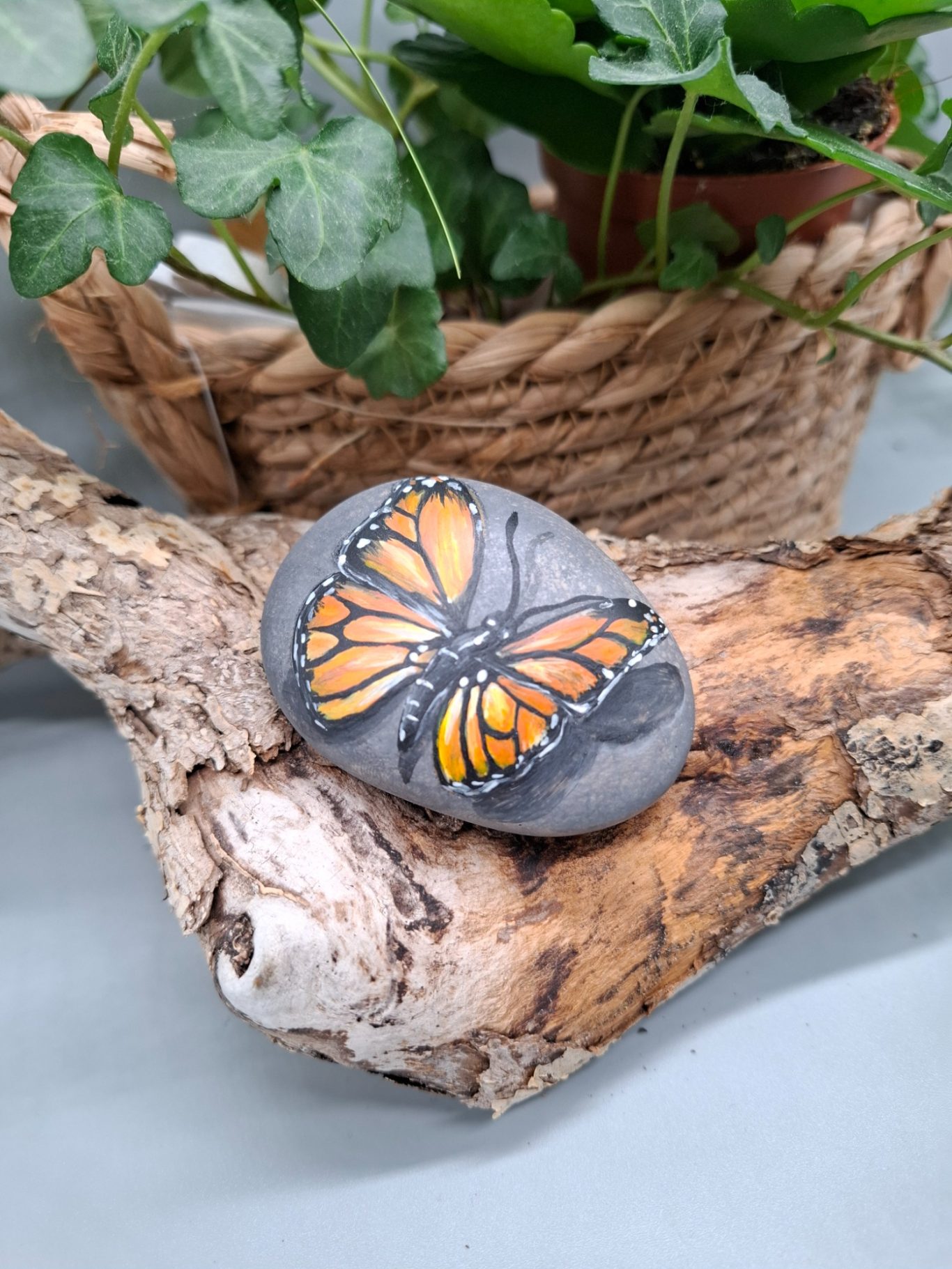Schmetterling Steinkunst